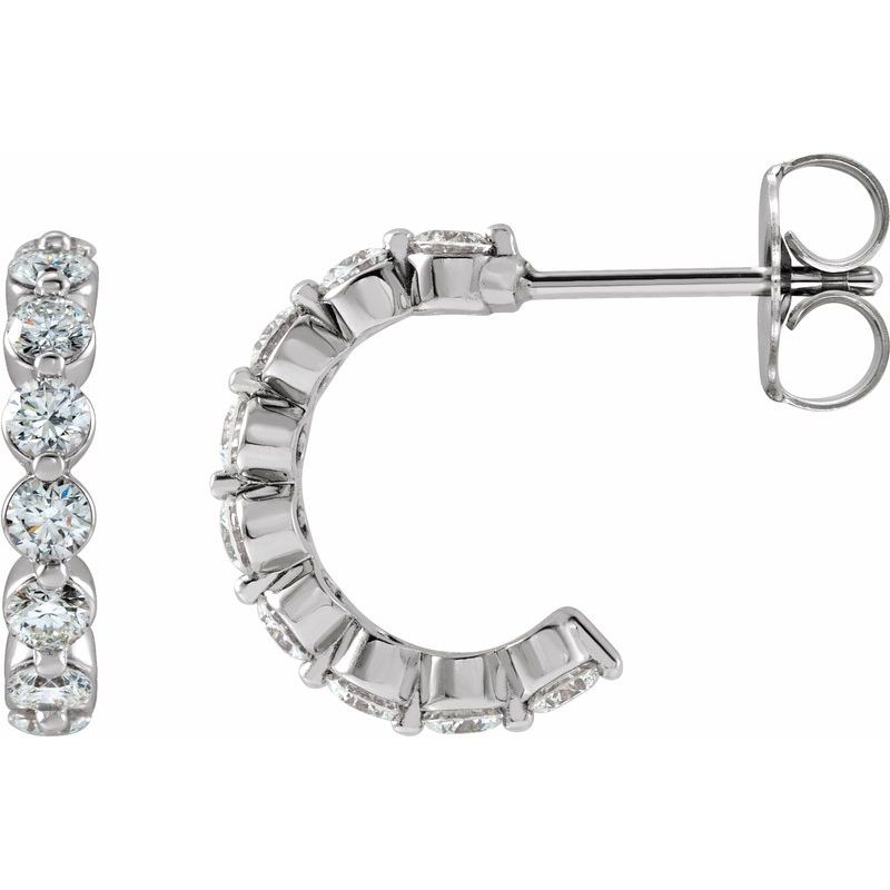 Accented Hoop Earrings