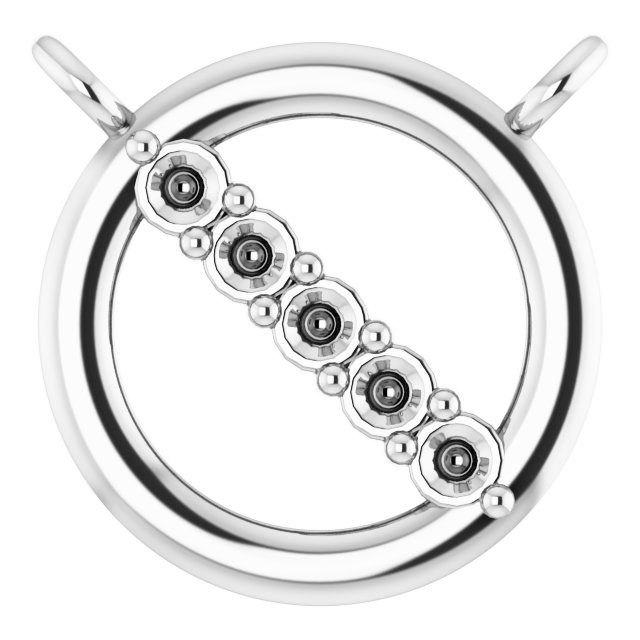 Circle Necklace or Center