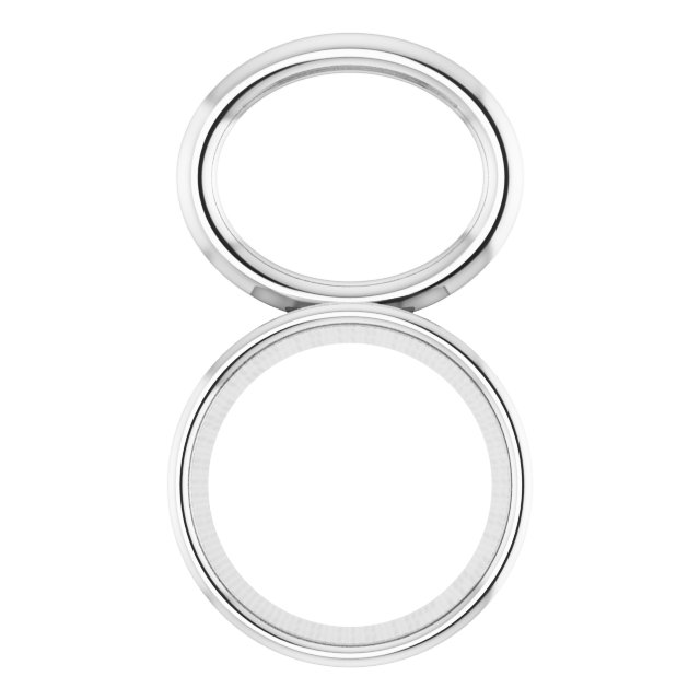 Bezel-Set Hoop Dangle
