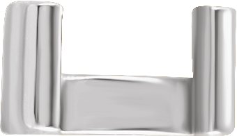 Pear 3-Prong V-End Solid Base Setting