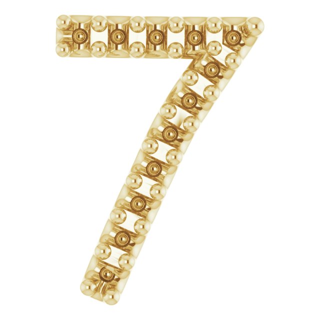 Accented Numeral Trim