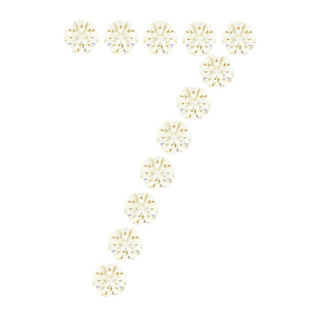 Accented Numeral Trim