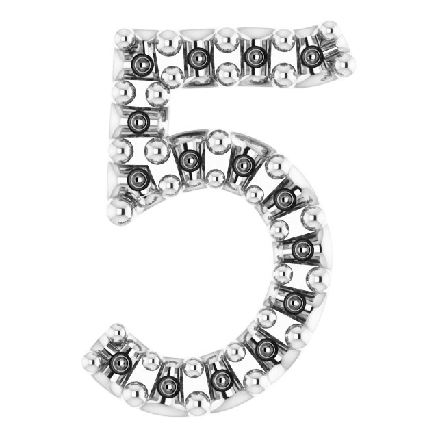 Accented Numeral Trim