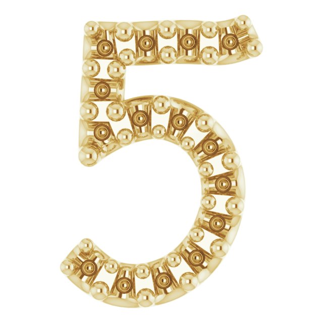 Accented Numeral Trim