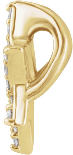14K Yellow 1/8 CTW Natural Diamond Star of David Pendant