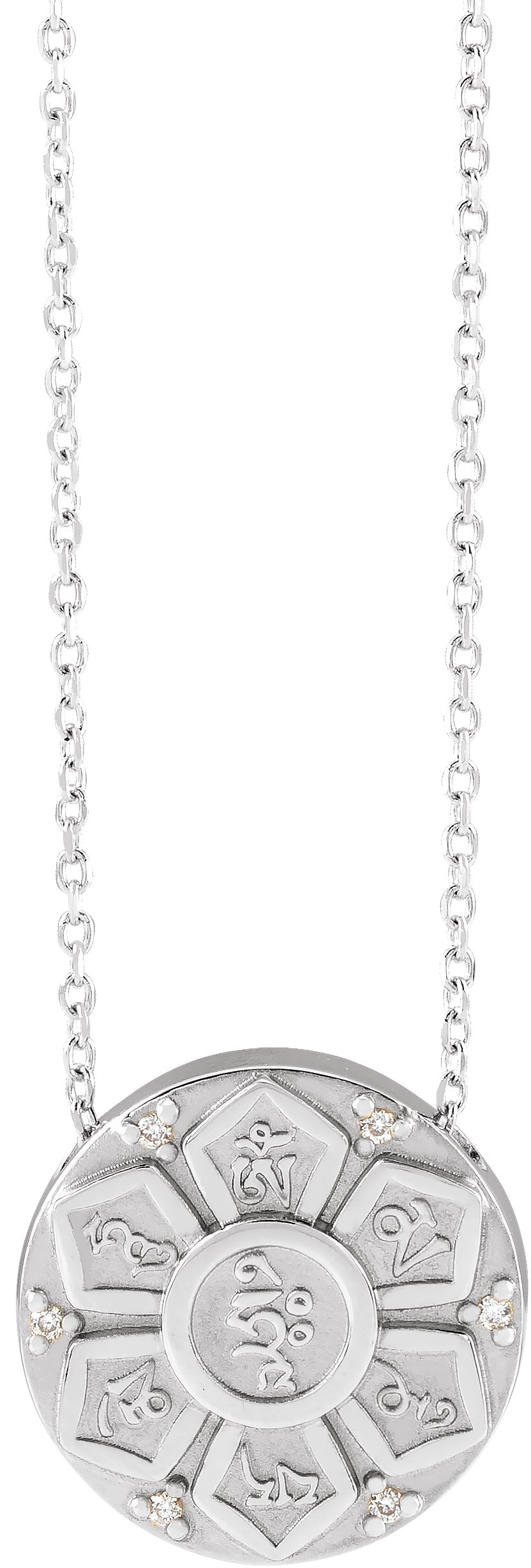 Accented Mantra Necklace or Pendant