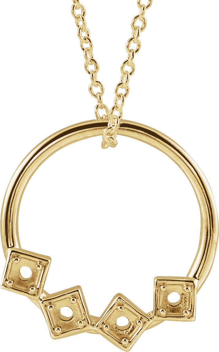 Family Circle Necklace or Pendant
