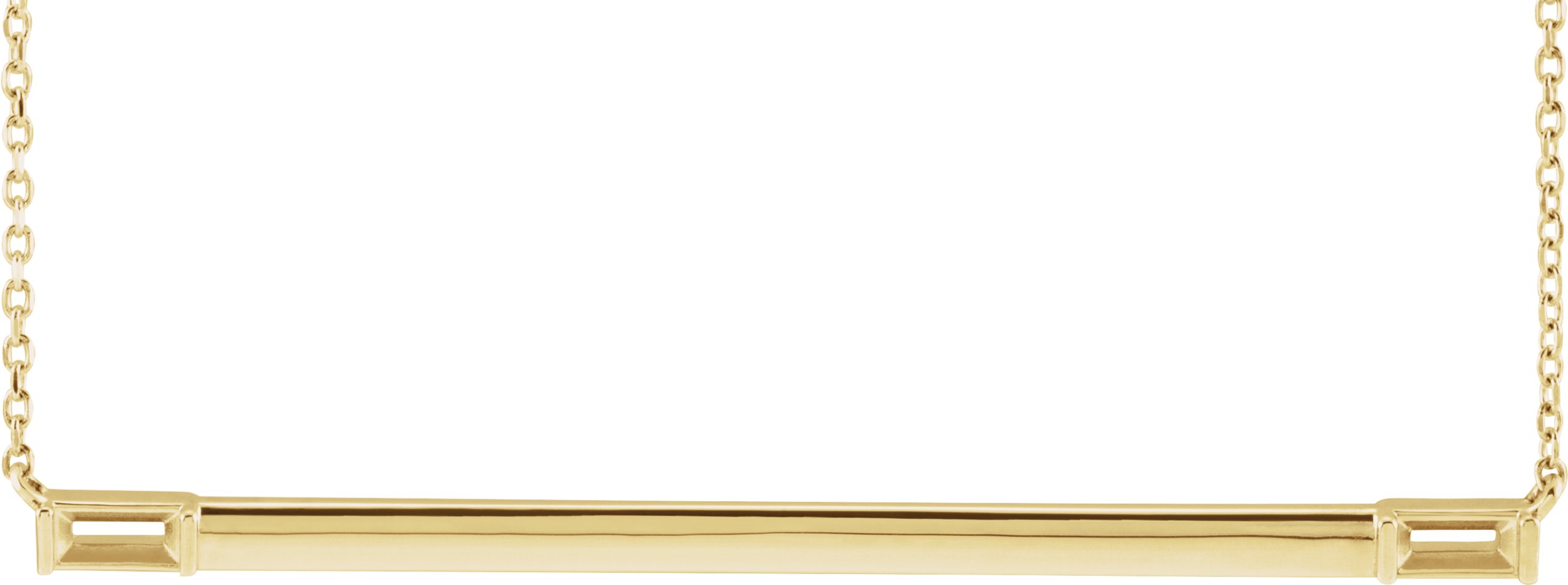 Baguette Bar Necklace or Center