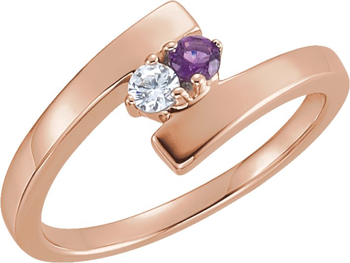 Engravable Family Bypass Ring