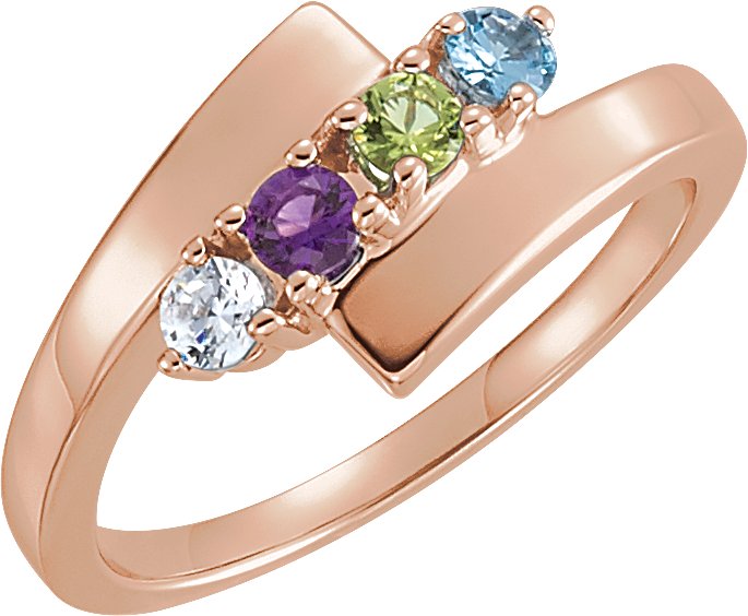 Engravable Family Bypass Ring