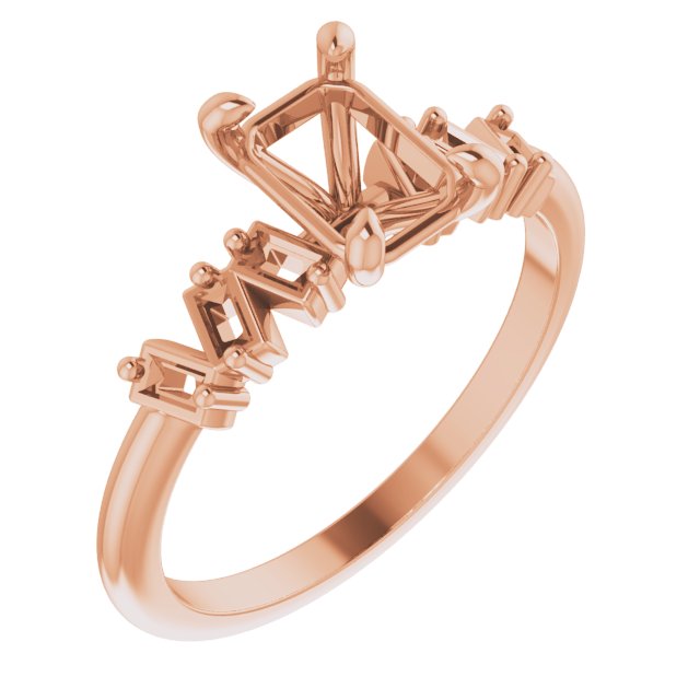 Accented Engagement Ring