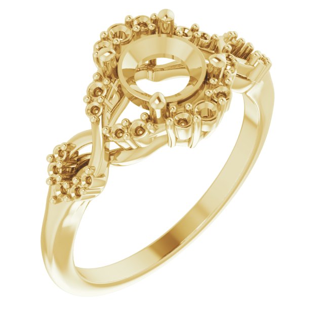 Accented Engagement Ring or Band