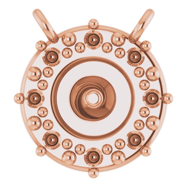 Halo-Style Pearl Necklace or Center