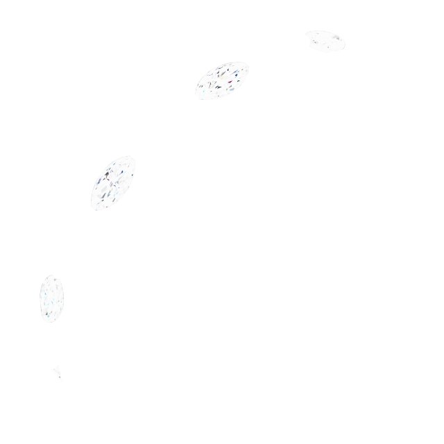 14K White 1/3 CTW Diamond Milgrain Band