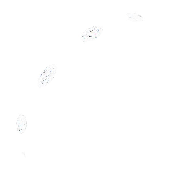 14K White 1/3 CTW Diamond Milgrain Band