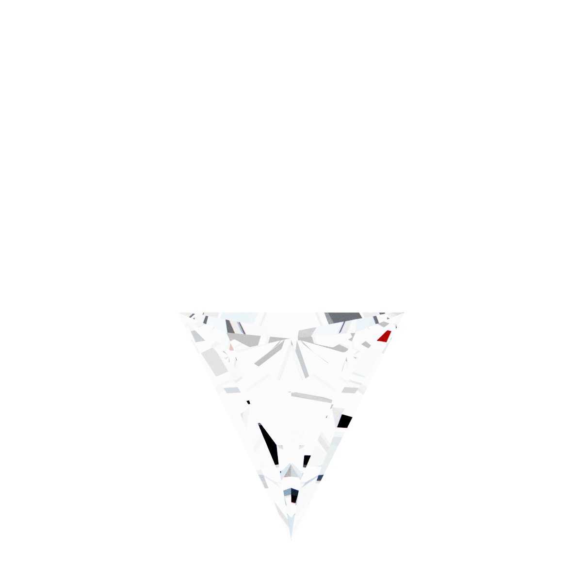 Bezel-Set Hoop Dangle