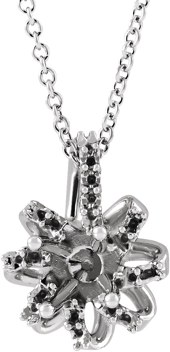 Halo-Style Necklace or Pendant