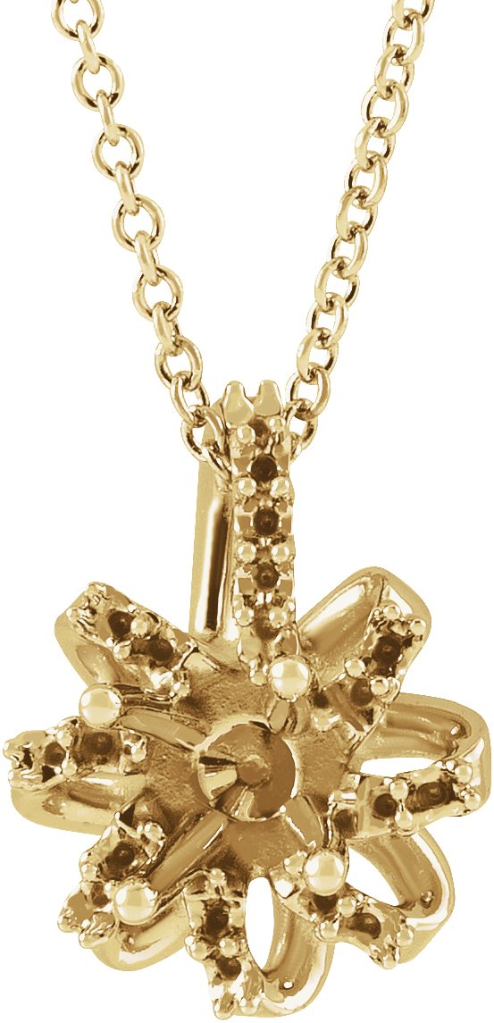 Halo-Style Necklace or Pendant