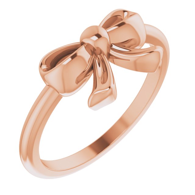 14K Rose Bow Ring