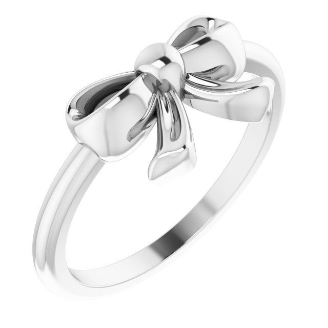 Sterling Silver Bow Ring