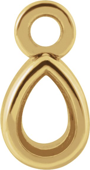 Bezel-Set Dangle
