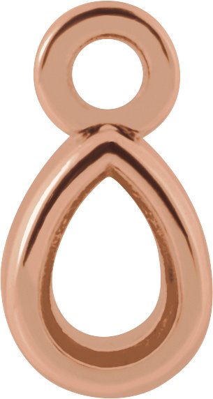 Bezel-Set Dangle