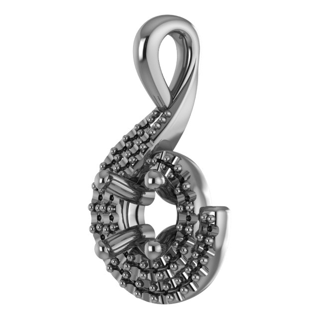 12x10 mm Oval Pendant Mounting view 2