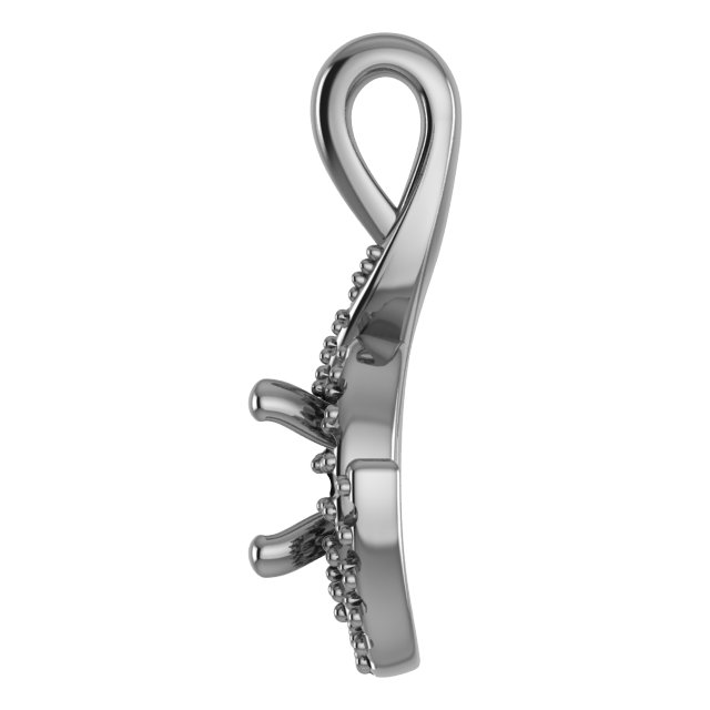 12x10 mm Oval Pendant Mounting view 3