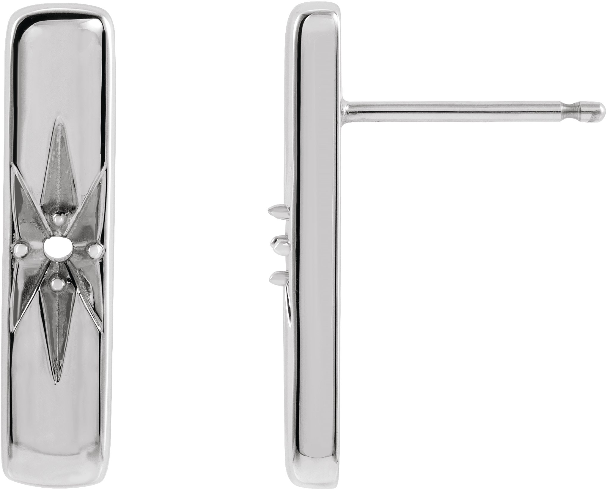 Accented Bar Earrings