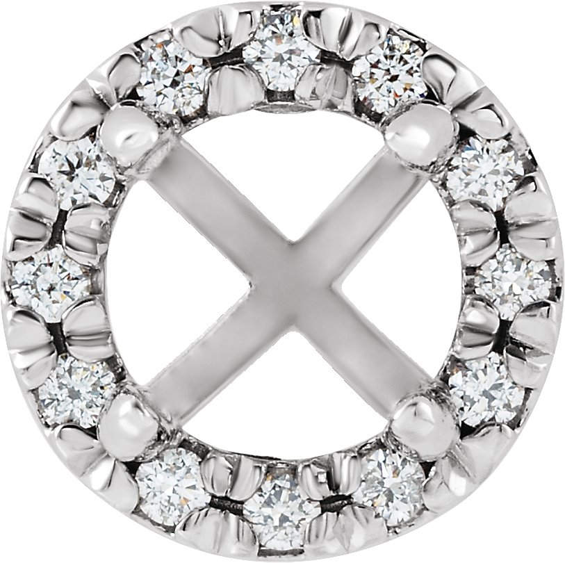 4-Prong Halo-Style Shank Setting