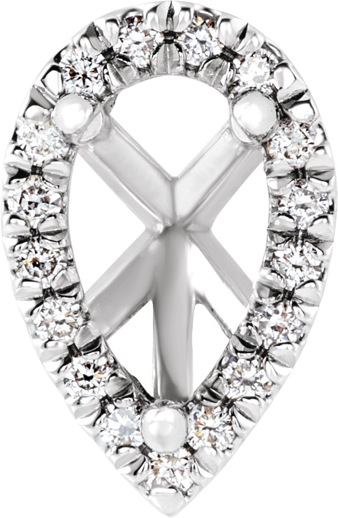 4-Prong Halo-Style Shank Setting