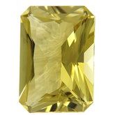 Emerald/Octagon Genuine Yellow Tourmaline (Notable Gems®)