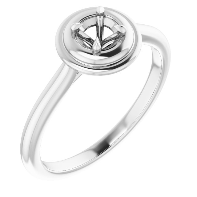 Claw-Prong Solitaire Engagement Ring