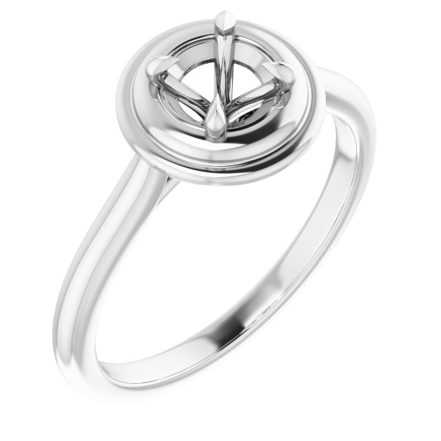 Claw-Prong Solitaire Engagement Ring