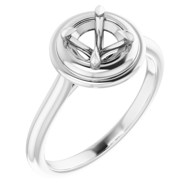 Claw-Prong Solitaire Engagement Ring