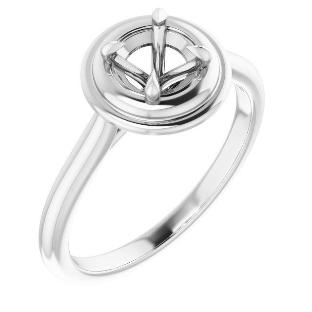 Claw-Prong Solitaire Engagement Ring