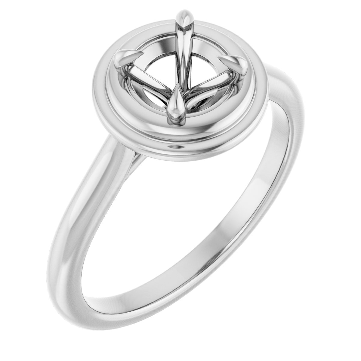 Claw-Prong Solitaire Engagement Ring
