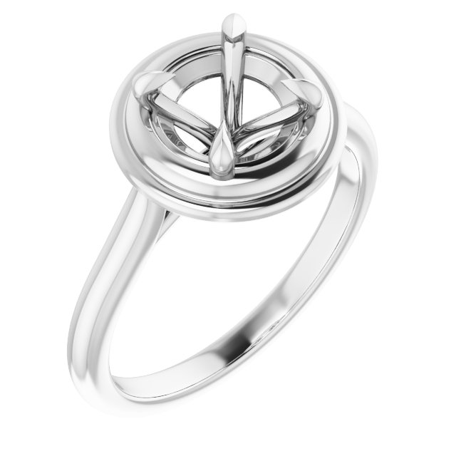 Claw-Prong Solitaire Engagement Ring