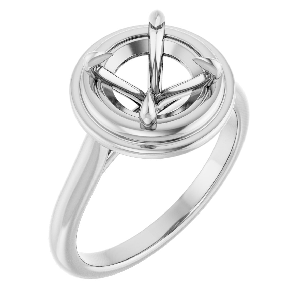 Claw-Prong Solitaire Engagement Ring