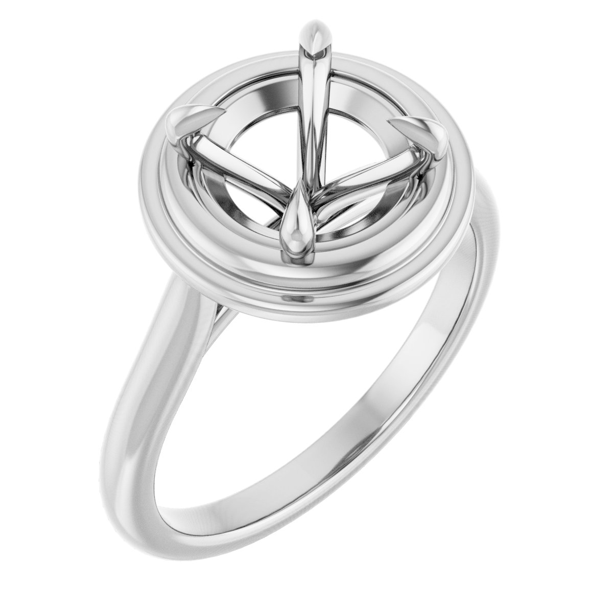 Claw-Prong Solitaire Engagement Ring