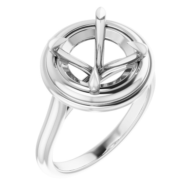 Claw-Prong Solitaire Engagement Ring