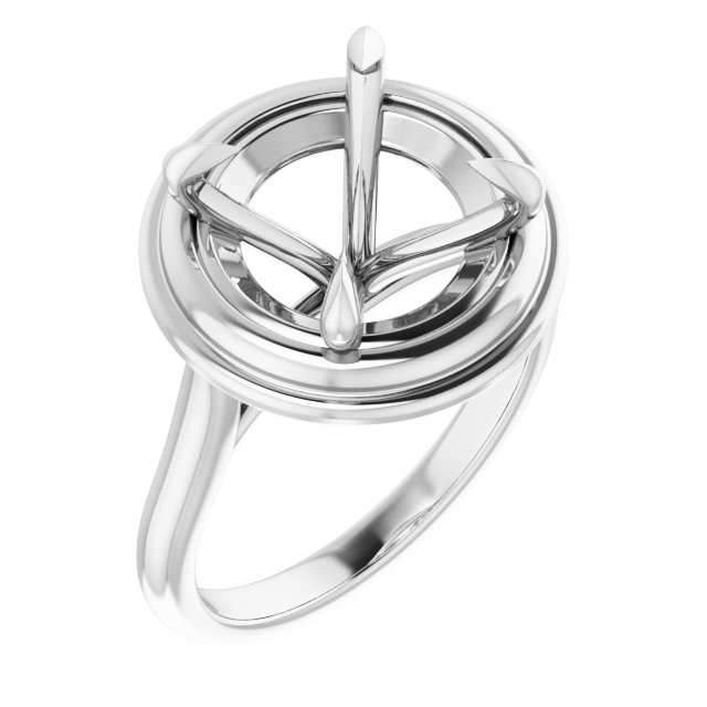 Claw-Prong Solitaire Engagement Ring