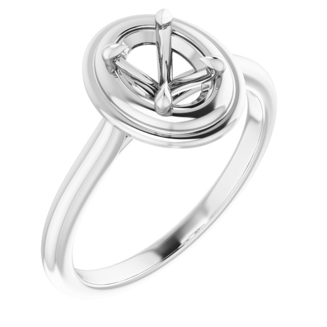 Claw-Prong Solitaire Engagement Ring