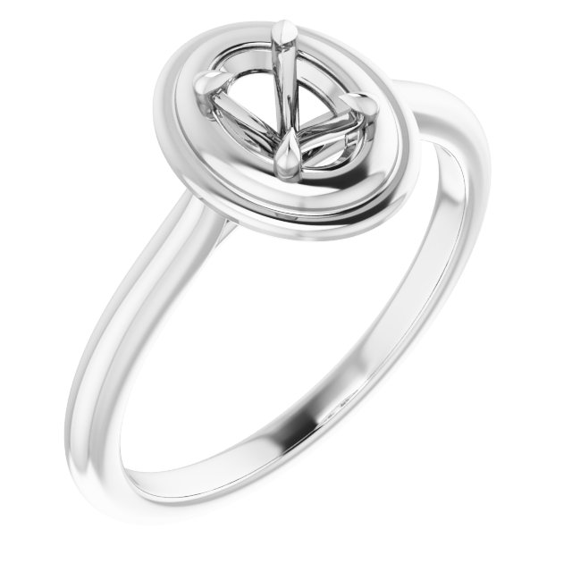Claw-Prong Solitaire Engagement Ring