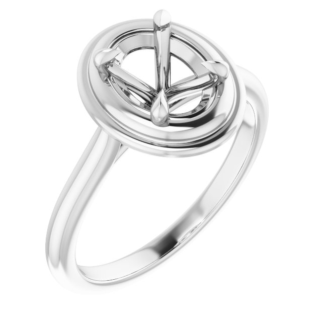 Claw-Prong Solitaire Engagement Ring