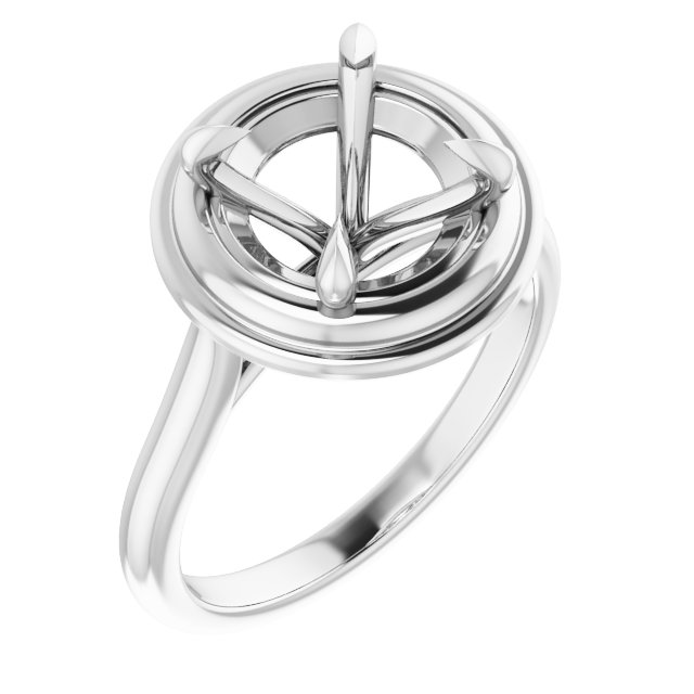 Claw-Prong Solitaire Engagement Ring