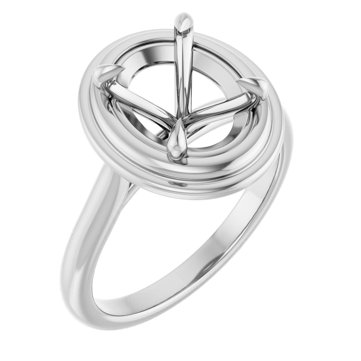 Claw-Prong Solitaire Engagement Ring