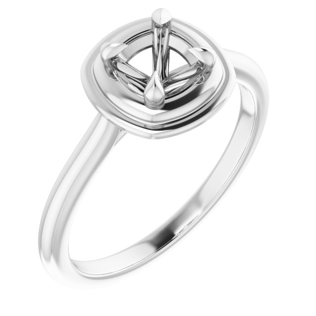 Claw-Prong Solitaire Engagement Ring