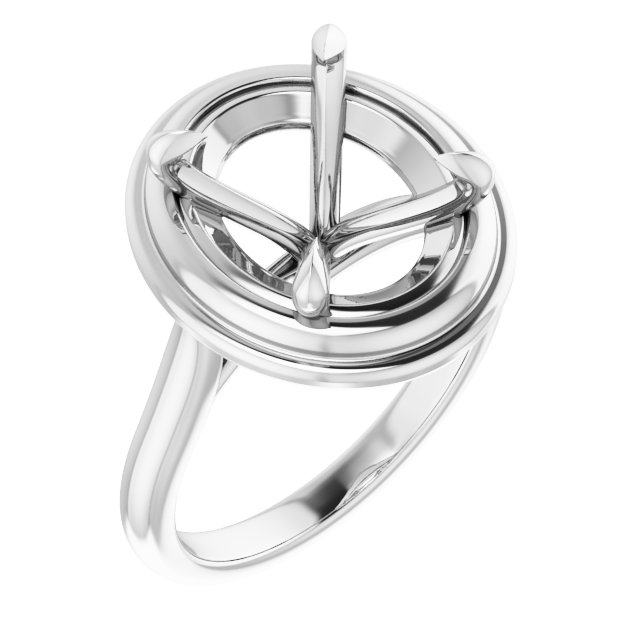 Claw-Prong Solitaire Engagement Ring