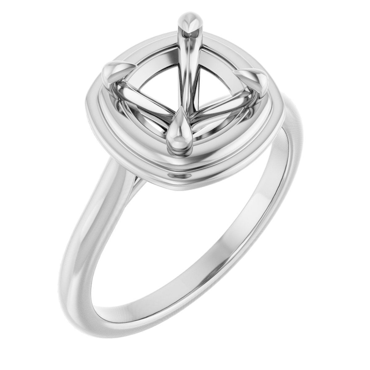 Claw-Prong Solitaire Engagement Ring